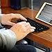 EC Technology Foldable Bluetooth Keyboard, Ultra Slim Portable Wireless Keyboard with Pocket-size, Ergonomic Design, for IOS/Android/Windows - Black