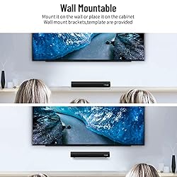 littoak Small Sound Bar for TV, Soundbar with