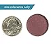Raspberry Glaze Irridescent Red Eyeshadow - Highly Pigmented Professional Makeup Eye Shadow Single Pan, Wet or Dry Magnetic Refill, Paraben Gluten Free Make Up, Cruelty Free Cosmetics [26mm]