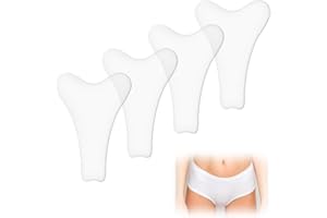 Hoohnnaa 4Pcs Y Shape Concealer for Women Reusable Invisible Self-adhesive Silicone Pad Insert for Bikini Swimsuit Yoga Pants