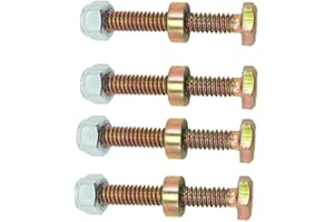 PAOSDKSUI 500026 301172 Shear Pins Bolts Nuts and Spacers Kits for Craftsman Murray AYP 1501216MA 9524MA Snow Thrower (4/Set)