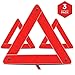 Emergency Warning Triangle by mAuto™, Foldable Reflective Safety Warning Sign, Roadside Hazard Triangle Symbol Warning Sign w/Secure Base, Early Warning Road Safety Triangle 3 Pack