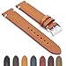 StrapsCo Distressed Vintage Leather Watch Strap