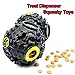 EETOYS Dog Treat Dispensing Toy,IQ Treat Ball with Squeaker, Rubber Dog Chew Toy Dog Puzzle Toys Best for Puppy and Small Medium Dogs, Increases IQ and Mental Stimulation (3 Pack)