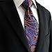 S&W SHLAX&WING Men's Ties Neckties Navy Dark Blue Paisley Extra Long Size 63