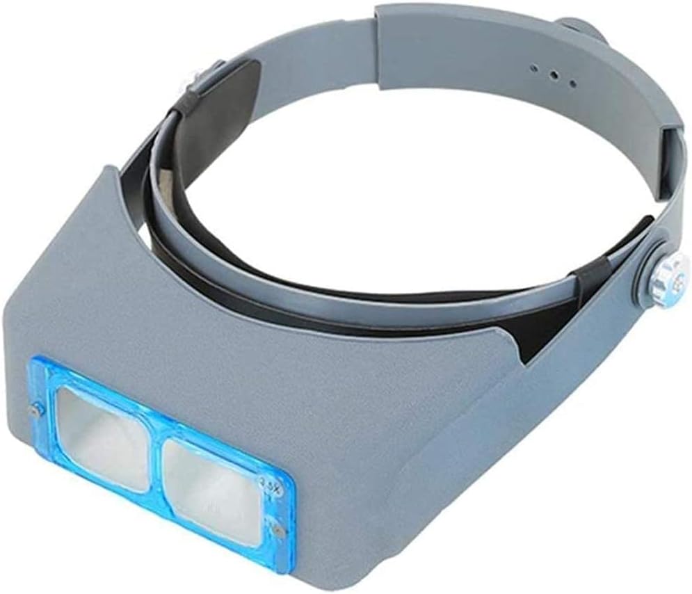 Headband Magnifier, Head MountLighted Magnifying Glasses， Headband Lens