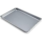 Chicago Metallic Commercial II Traditional Uncoated True Jelly Roll Pan, Make jelly rolls, cookies, pizza, one-pan meals, and more, 15-Inch by 10-Inch
