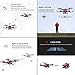 SZJX RC Drones Foldable Remote Control Wifi Quadcopter FPV VR Helicopter 2.4GHz 6-Axis Gyro 4CH with Adjustable Wide Angle 2MP HD Camera RTF SJ60 (Black)