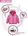 IKALI Kids Down Coats, Spring Light Weight Packable Puffer Jacket with Hood Pockets for Girls Boys Outwear Clothes (2-12Y)