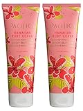 Pacifica Ruby Guava Body Butter (Pack of 2) with Shea Butter, Jojoba Seed Oil, Cocoa Butter, Flax Seed Oil, Kukui Nut Oil and Vitamin E, 100% Vegan and Cruelty-Free, 8 oz