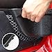 Savadicar DoorPocket Front Door Storage Pockets Organizer Box for 2011-2018 Jeep Wrangler JK JKU 2/4-Door, Door Net Pocket Replacement, Black