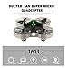 Quadcopter RC Mini Drone Indoor - Coolmade (2017 Upgraded) Nano Quadcopter 1603 Quacopter 2.4G 4CH 6Axis Flying Remote Control Quad Copter with LED Light for Hand Launching, Headless Mode RTF