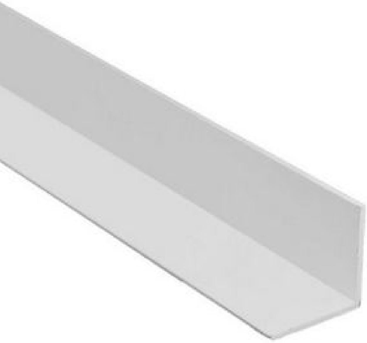 5 x White 1 Metre UPVC Plastic Rigid Angle 80 x 80mm Corner Cover Trim