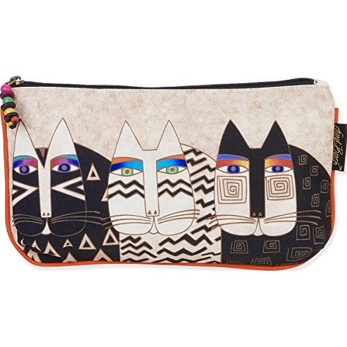 Laurel Burch Cosmetic Bag Set, Wild Cats, 3-Pack