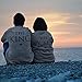 Fanala The King And His Queen Letter Printed Matching Couple Sweatshirts Pullover