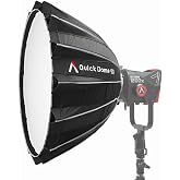 Aputure Quick Dome 90 Circular Bowens Mount 35' Softbox | Carrying Bag, Light Control Grid, Release Design