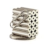 Hmlkeci Magnets 8mm D Disc Countersunk Permanent Magnet Fastener 8mmX3mm,Magnets with Holes,Countersunk Hole 3mm,38N (20pcs)