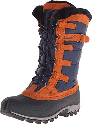 Kamik Women's Snowvalley Insulated Winter Boot, Navy, 6 M US