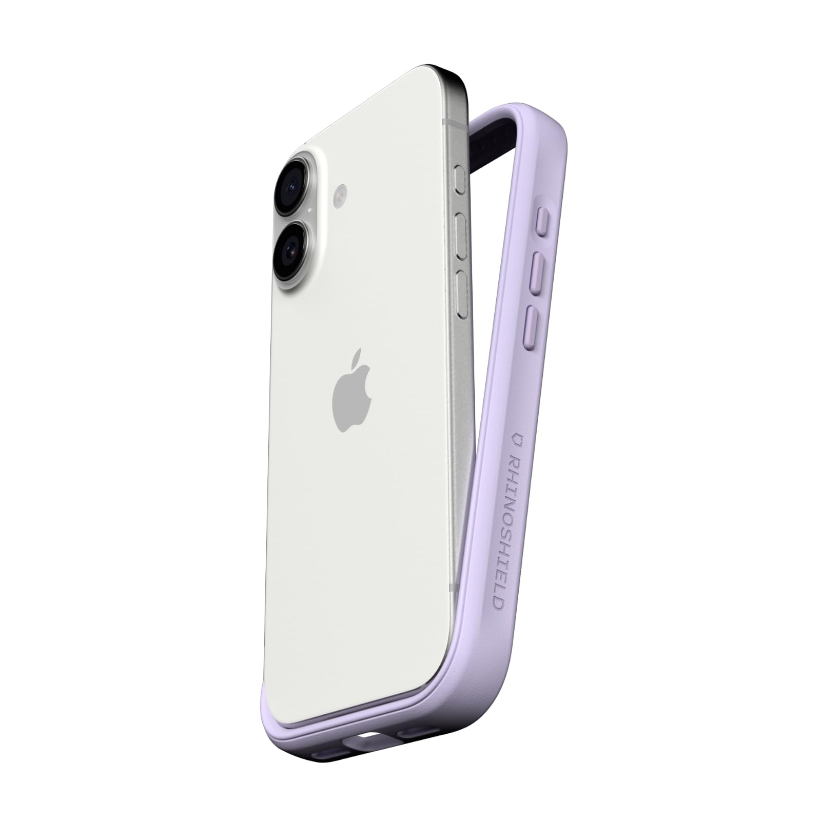 RhinoShield Phone Case Compatible with iPhone 17 | Mod NX - Modular Protective Bumper Case Without Backplate, Slim Design, Shockproof with Military Grade Drop Protection - Lavender