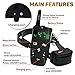 All-New 2019 Dog Training Collar with Remote | Long Range 1600′, Shock, Vibration Control, Rechargeable & Ipx7 Waterproof | E-Collar Shock Collar for Dogs Small, Medium, Large Size, All Breedsthumb 2