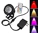 COOLWEST 10W RGB Timing LED Underwater Light Spotlight Flood Lamp for Fountain pond Landscape Garden Pool Fish Tank,with Wiress IR Remote