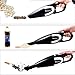 Car Vacuum Cleaner, Vacplus DC 12V Portable Handheld Vacuum Cleaner for Car with 4.5KPa Suction, 1 Extra HEPA Filter, 1 Carrying Case, 16.4ft Cable, Electrical Gauges Vauum for Wet&Dry Use- Black