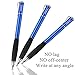 MEKO [2nd Gen] Universal Disc Stylus Pens, [2 in 1 Precision Series] Apple iPhone iPad Stylus Pencil,Work for All Touch Screen Devices(2Pcs/6tips,Black/Blue)