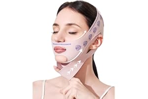 Reusable Soft Face Slimming Strap,Double Chin Reducer, V Line Mask, Line Shaping Lifting Belt for Women Tightening Skin Preve