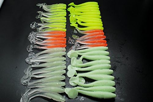 # 2 Best Soft Baits Kit for Bass Fishing Walleye Crappie Panfish Trout (#2 Soft Baits Kit H)