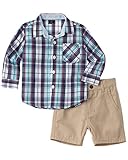 Nautica Boys' 2Pc Woven Shirt & Short Set