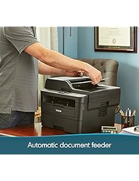 Impresora multifunción Brother Compact Monochrome Laser All in One, Negro