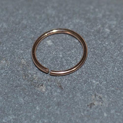 TRAGUS EARRING // Gold Nose Ring - Nose Piercing - Cartilage Piercing - Tragus Ring - Rook Earring - Conch Hoop - Septum Piercing 20g
