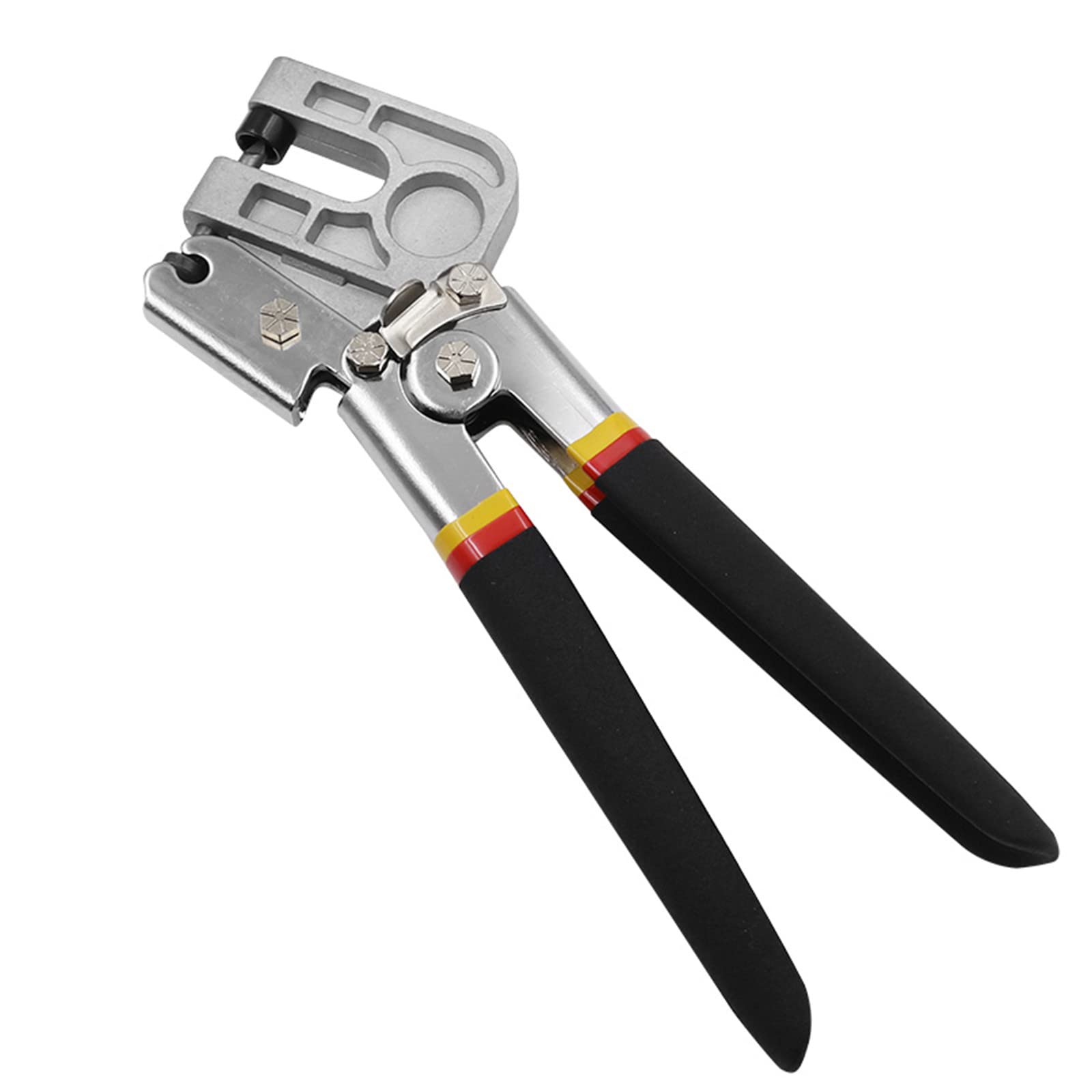Photo 1 of 10 Inch High-Carbon Steel Metal Steel Stud Crimper, TPR Handle Stud Crimper Plaster Board Drywall Tool,Punch Lock Framing Fastening Crimping Hand Tool