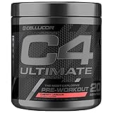 Cellucor C4 Ultimate Pre Workout Powder with Beta Alanine, Creatine Nitrate, Nitric Oxide, Citrulline Malate, and Energy Drink Mix, Cherry Limeade, 20 Servings