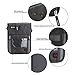 IDEAWIN Travel Neck Wallet Passport Holder Travel Pouch RFID Blocking (Black)