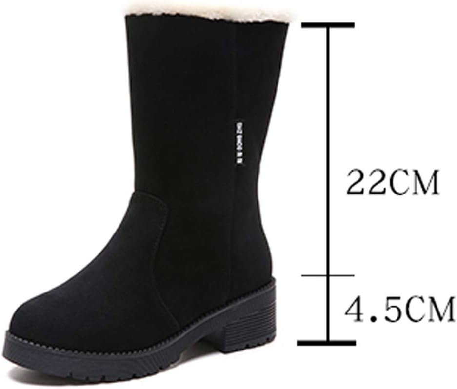 warm ladies snow boots high boots leather martin boots winter flats boots