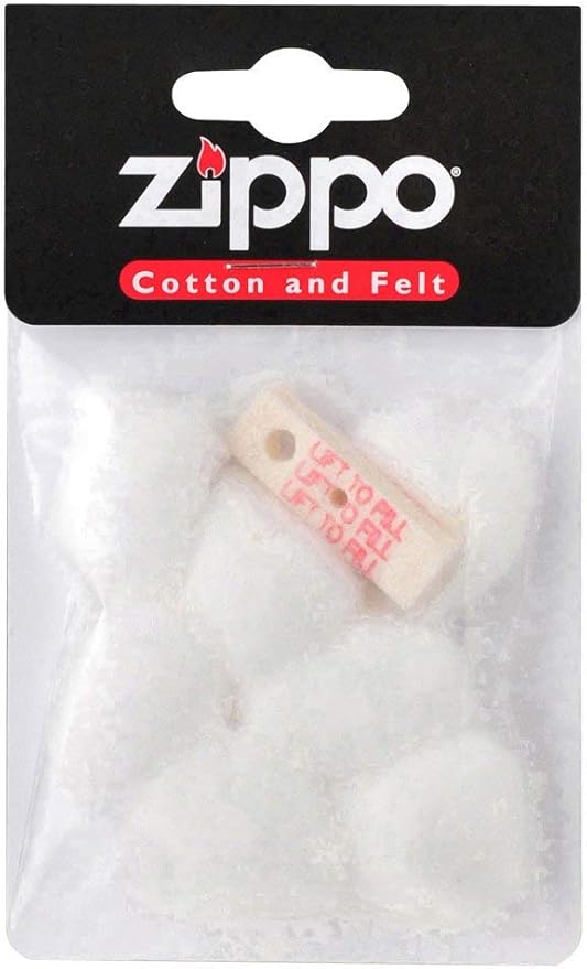 ZIPPO COTTON& FELT Coton et Feutre de remplacement Amazon.fr
