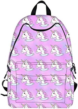Timlee Cute Rainbow Unicorn Backpack Daypacks (Lias)