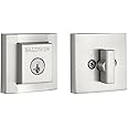Baldwin Spyglass, Single Cylinder Front Door Deadbolt Featuring SmartKey Re-key Technology and Microban Protection, in Satin Nickel