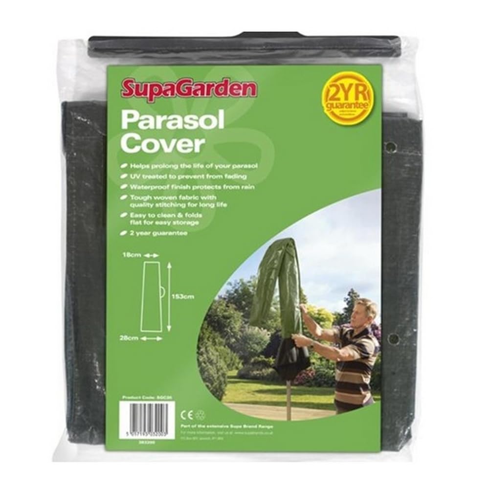 SupaGarden Waterproof Garden Parasol Cover Outdoor Parasol Cover
