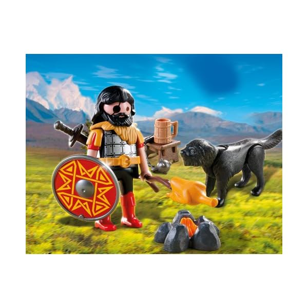 PLAYMOBIL 4769 Barbar mit Hund am Lagerfeuer – Bild 3