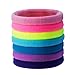 20 Pieces Large Stretch Hair Ties Bands Ponytail Holders Headband for Thick Heavy and Curly Hair (Multicolor)