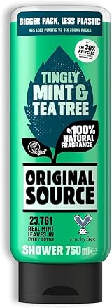 Original Source Mint & Tea Tree Shower Gel 750 ml vegan cruelty free