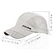 YING LAN Men's Autumn Outdoor Sport Baseball Hat Running Visor Sun Cap Beige