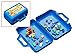 ModFamily My Brick Case - Portable Storage Box for Kids Building Bricks - Comes with Play Surface for Storing and Building Bricks On-The-Go - Toys for Boys & Girls - (Blue)