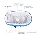 Inflatable Baby Bathtub, Mixigoo Infant Mini Swimming Pool Foldable Non Slip Travel Air Bath Basin with Soft Cushion Central Seat for New Born Toddler Kids