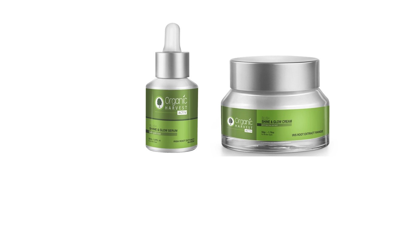 organic harvest shine and glow cream