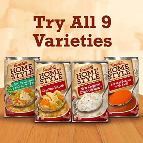 Campbell's Homestyle Healthy Request Soup, Savory Chicken Soup with Brown Rice, 18.6 Oz Can