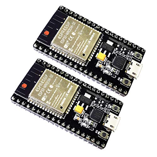 Sunhokey ESP-WROOM-32 ESP32 ESP-32S Development Board 2.4GHz Dual-Mode WiFi + Bluetooth Dual Cores Microcontroller Processor Integrated with Antenna RF AMP Filter AP STA for Arduino IDE - Thumbnail 7