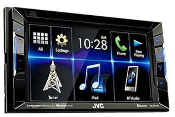 JVC KW-V230BT Bluetooth DVD/CD/USB Receiver with 6. 2 Inch Touch Panel